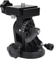Plyisty Latitude Adjustment Seat, 0°~90° Adjustable, with 3/8 Inch Screw, Aluminum Alloy, Telescope Latitude Base Mount for Photography Tripods, Heavy Duty Stands