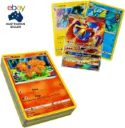 Pokemon TCG - 50 Card Assorted Lot from Every Series, 50 Cards + 2 Bonus Foil Ca