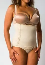 Angel Care Compression High Waist Brief with Hook and Eye Closure (Nude) 5X