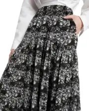 Sass and Bide Seek Wilderness Skirt Black And White. Size 4 RRP$450