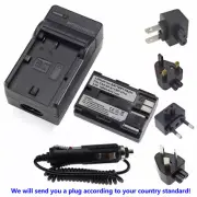 Battery+charger FOR CANON BP-511a EOS 300D D60, Rebel ,Kiss Digital,EOS DS6041