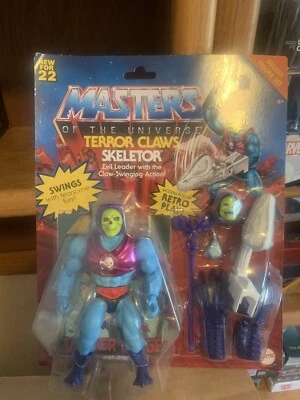 Mattel Masters of the Universe Origins Unpunched TERROR CLAWS SKELETOR MOC