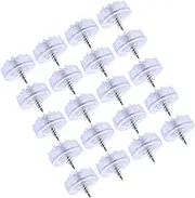 ASAKKURA 20Pcs Non Slip Rubber Chair Legs with Screws Slip Furniture Feet for Protecting Floors Durable Rubber Furniture Caps for Chairs Tables Sofas and Stools Easy