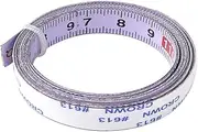 Vogueing Tool Left to Right 0-2M Stainless Steel Mitre Tape Measure Self Adhesive Metric Scale Ruler for Mitre Saw T-Rails Woodworking Tools (White)