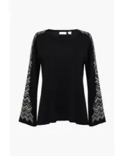 Sass & Bide THE WICKED Top NWT RRP $260 Size XXS 6 Embellished Long Sleeve