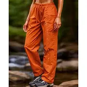 Women's Hiking Pants Trousers hiking trousers Hiking Rain Pants Outdoor Regular Fit Waterproof Quick Dry Lightweight Breathable Pants / Trousers Pocket Elastic