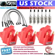 Ignition Coil DR39 & Spark Plug & Wire Set For 1996-08 Buick Lucerne Chevy 3.8L