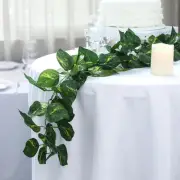 8 feet Pothos Silk Filler Garland Green Home Wedding Party Decorations