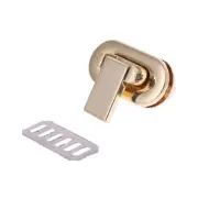 Metal Clasp Turn Locks Twist Lock for DIY Handbag Shoulder Bag Purse Hardware