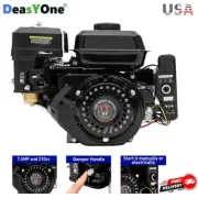 4 Stroke Gas Engine 210CC 7.5HP OHV Air Cooled Pullstart Go Kart Motor 3600RPM
