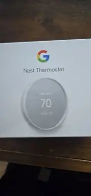 UNOPENED NEST Thermostat And Spigen Wall plate