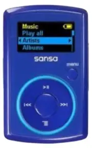 SanDisk Sansa Clip 2 GB MP3 Player - Blue