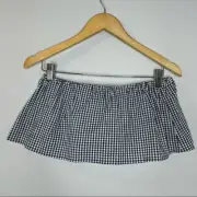 Urban Outfitters Flounce Gingham Blue Bandeau Crop Medium New