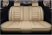 Leather Car Seat Cover Fit for Lincoln MKS MKZ MKC MKX MKT car Accessories Car-Styling 5 Seats(Light Blue)