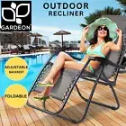 Gardeon Sun Lounge Outdoor Reclining Beach Chair Zero Gravity Folding Camping