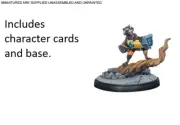 Rocket Raccoon model, card + base Marvel Crisis Protocol Guardians of the Galaxy
