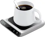 USB Coffee Mug Warmer for Desk, Coffee Mug Warmer with Auto Shut Off for Desk, Cup Warmer Smart Temperature Settings, Electric Beverage Tea Water Milk Warmer for All Cups and Mugs, Heating Plate Candle Wax Warmer (No Cup)