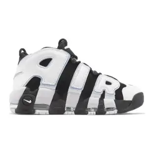 【NIKE 耐吉】休閒鞋 Air More Uptempo 96 男鞋 女鞋 黑 白 大AIR Cobalt Bliss(DV0819-001)