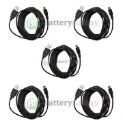 5 USB 10FT A Male to Mini B Male Printer Scanner Camera Cable Cord (U2A1-2MBLK)