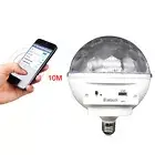E27 LED Stage Disco Light Bluetooth Crystal Magic Ball Lamp Party Disco Lighting