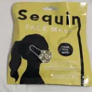 Gold Sequin Face Mask Soft Breathable Reusable Mask Bullsitoy