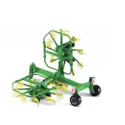 Bruder Licensed 1:16 Scale Krone Dual Rotary Swath Windrower Green