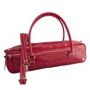 FluterScooter Red Patent Leather Flute Bag – Fits C & B Foot Cases - FSRPL