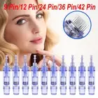 10PCS Cartridges Skin Derma Needles for Microneedling Pen Big Nano Blue AU G4V4