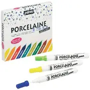 Pebeo Porcelaine 150 Marker Fine Nib Set Assorted 9 Pack