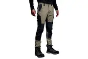 King Gee Mens Quantum Ripstop Work Pants W Knee Pads K13003 - Khaki