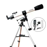Visionking 80mm Refractor Astronomical Telescope Star Planet Finder with motor