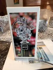 Mikasa Bottle Stopper Fruit Collection Austrian Lead Crystal Wine Grapes NEW!