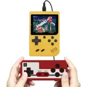 400 Games In 1 Device, Tinytendo Handheld Console, Gametendo - Over 400 Nostalgic Games Yellow