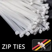 Cable Ties Zip Ties Nylon UV Stabilised Bulk Black&White Cable Ties 100-1000pcs