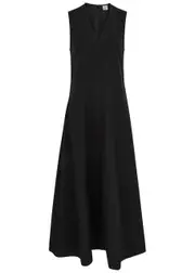 Totême Woven Maxi Dress - Black - 40 (UK12 / M) 40 (UK12 / M)