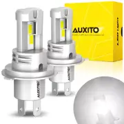 AUXITO LED Bulbs 800% Brighter White Hi/Lo Dual Beam H4 9003 HB2 HeadLight 6500K (for: Smart)