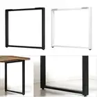2Pcs Metal Table Leg Dining Table Legs for Coffee Tables Modern Desks Bench
