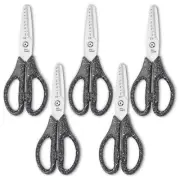 7.8'' Multi Purpose Ceramic Blade Scissors w/Ruler Marking, Blunt Tip Scissor...