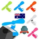Mini Travel Portable Cell Phone Fan For lPhone Android USB Mobile Fans Cooling