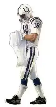 Rare Super Bowl Peyton Manning Indianapolis Colts Art