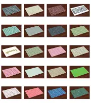 Place Mats Group of 4 No Wrinkle Placemats Dining Room Kitchen Table Ambesonne