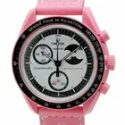 Swatch Omega/Men'S/Bio Ceramic/Moonwatch/Mission To The Pink Moonface