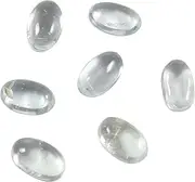 [Goyal Exports] Aquamarine Cabochon Natural Gemstone 7 Pcs Wholesale Lot 2.05cts GTC252, Loose Gemstone, Aquamarine Cabochon