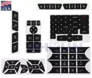 1 Set Steering AC Climate Window Button Repair Kit Sticker For Mercedes Benz V2