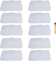 (8 Packs) Shark Microfiber Mop PadsHongfa Replacement for Shark Steam Mop Pads S3101 S3102 S3250 S3251 SK115 SK140 SK141 SK435CO SK460 SS460WM with a Free cleaning brush