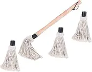 INOOMP 1 Set Replaceable Basting Mop with Long Handle Versatile Kitchen Baking Brush for Grilling and Cooking Assorted Color Easy Sauce Application Safe for Food