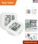 Portable Mini Temperature and Humidity Monitor - Switchable Celsius/Fahrenheit