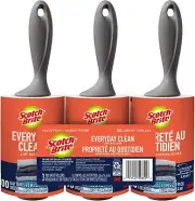 Scotch-Brite Everyday Clean Lint Roller Lint Roller for Pet Hair 3 Lint Rollers