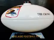 Adelaide Football Club AFL Ceramic Football Port Decanter "CROWS" Full/Sealed!!