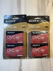 4 SONY Mini DV DVC HD 63 Min. Digital Video Cassette Tapes (New | NIB | Sealed)